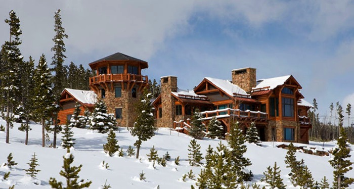 Montana Log Home Architecture, Yellowstone Club, Howard